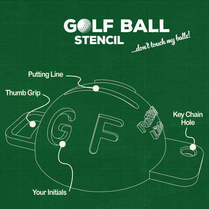 Golf Ball Stencil Kit